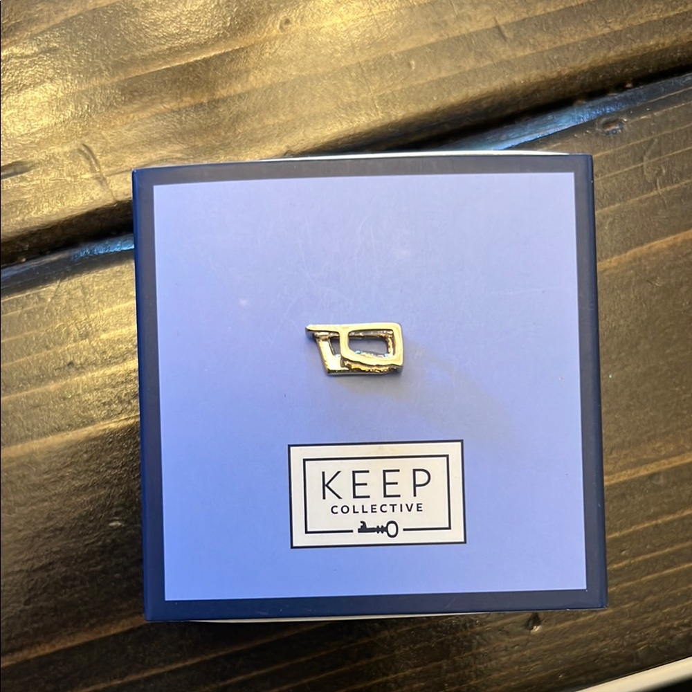 KEEP Collective Silver Oklahoma Outline Bracelet Charm